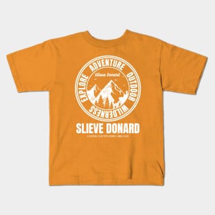 Slieve Donard Mountain, Mountaineering In Ireland Locations Kids T-Shirt